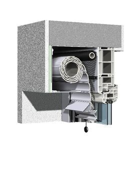 Vorbau-Rollladen für die Fenster