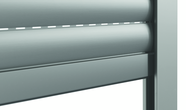 Auch der ROMA Trendo ist mit Aluminiumbehang verfügbar.