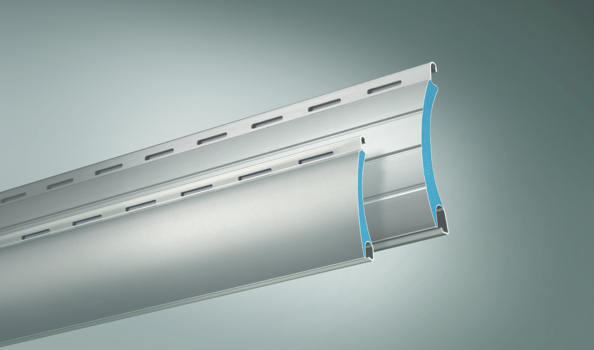 Der Aluminiumbehang des ROMA Trendo sorgt für mehr Langlebigkeit.