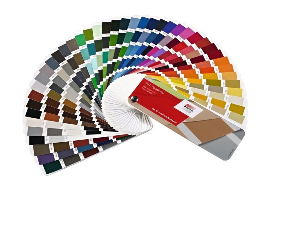 Farbauswahl in RAL Farben