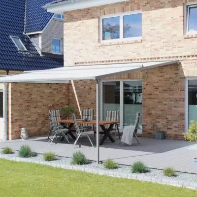 Pergola Markise beige