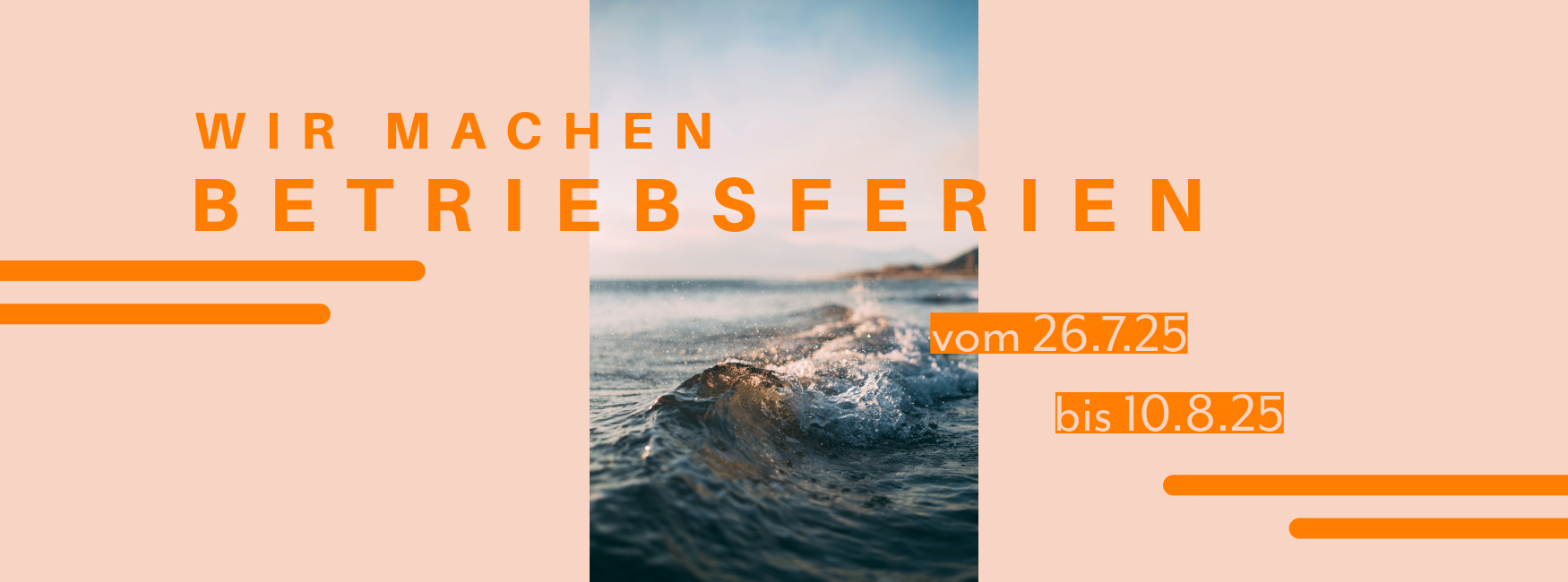 Betriebsferien