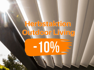 10% Rabatt auf diverse beliebte Outdoor Living Produkte von Brustor